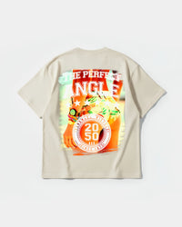 Camiseta The Perfect Angle Big Back Oversize Basic Beige