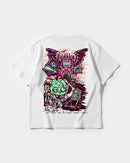 Camiseta Beetlejuice Pocket Front Oversize Basic Blanco