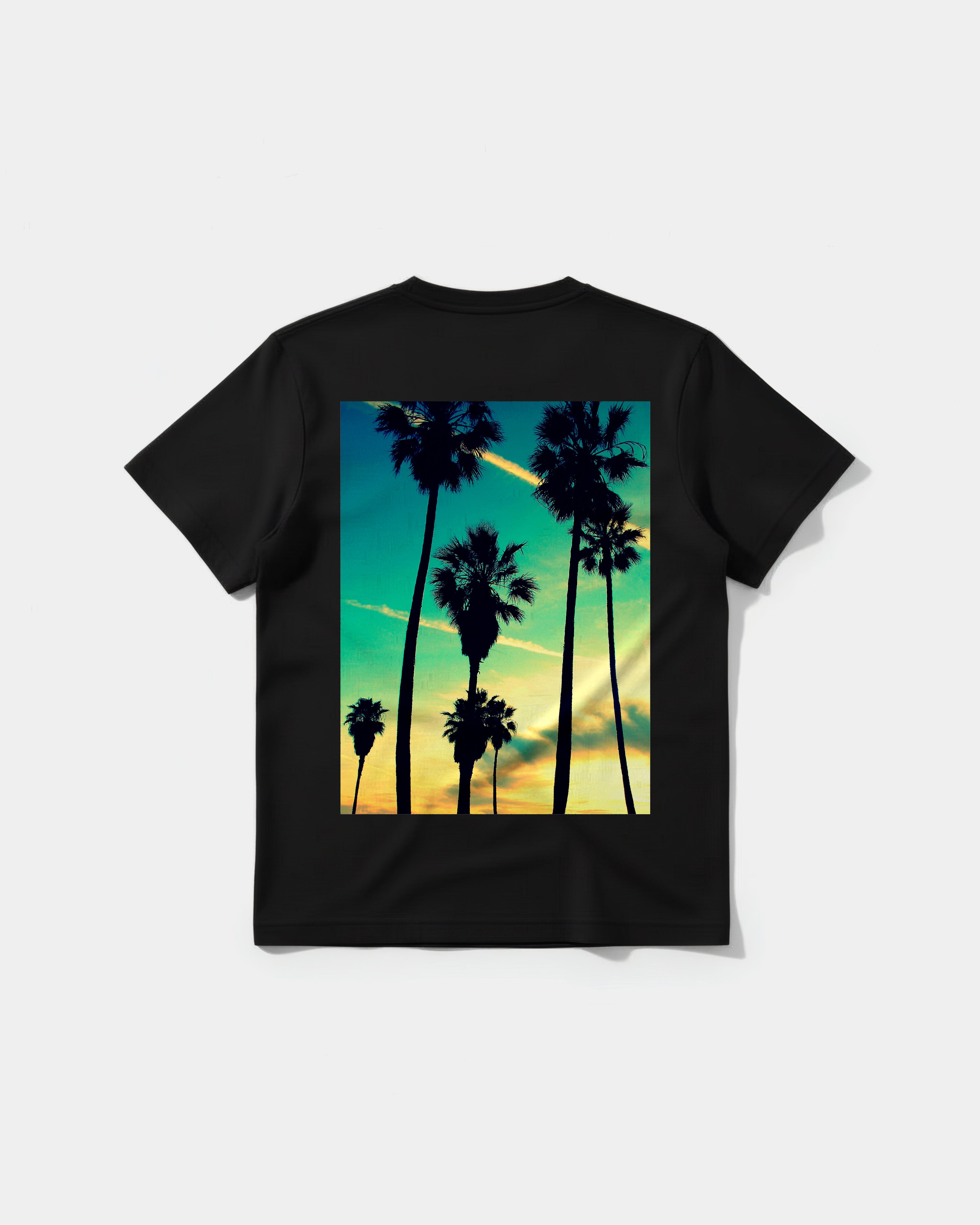 Tropical Dusk Big Back Regular Basic T-shirt