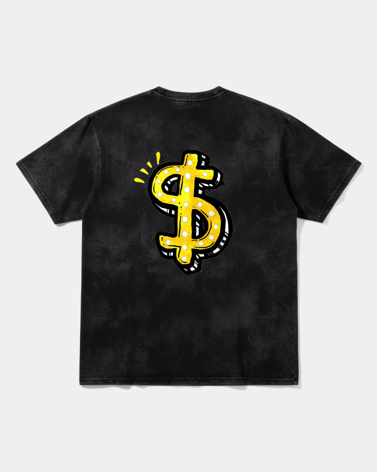 Camiseta Money Money Big Back Oversize Acid