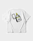 Camiseta Candela Big Back Oversize Basic Blanco