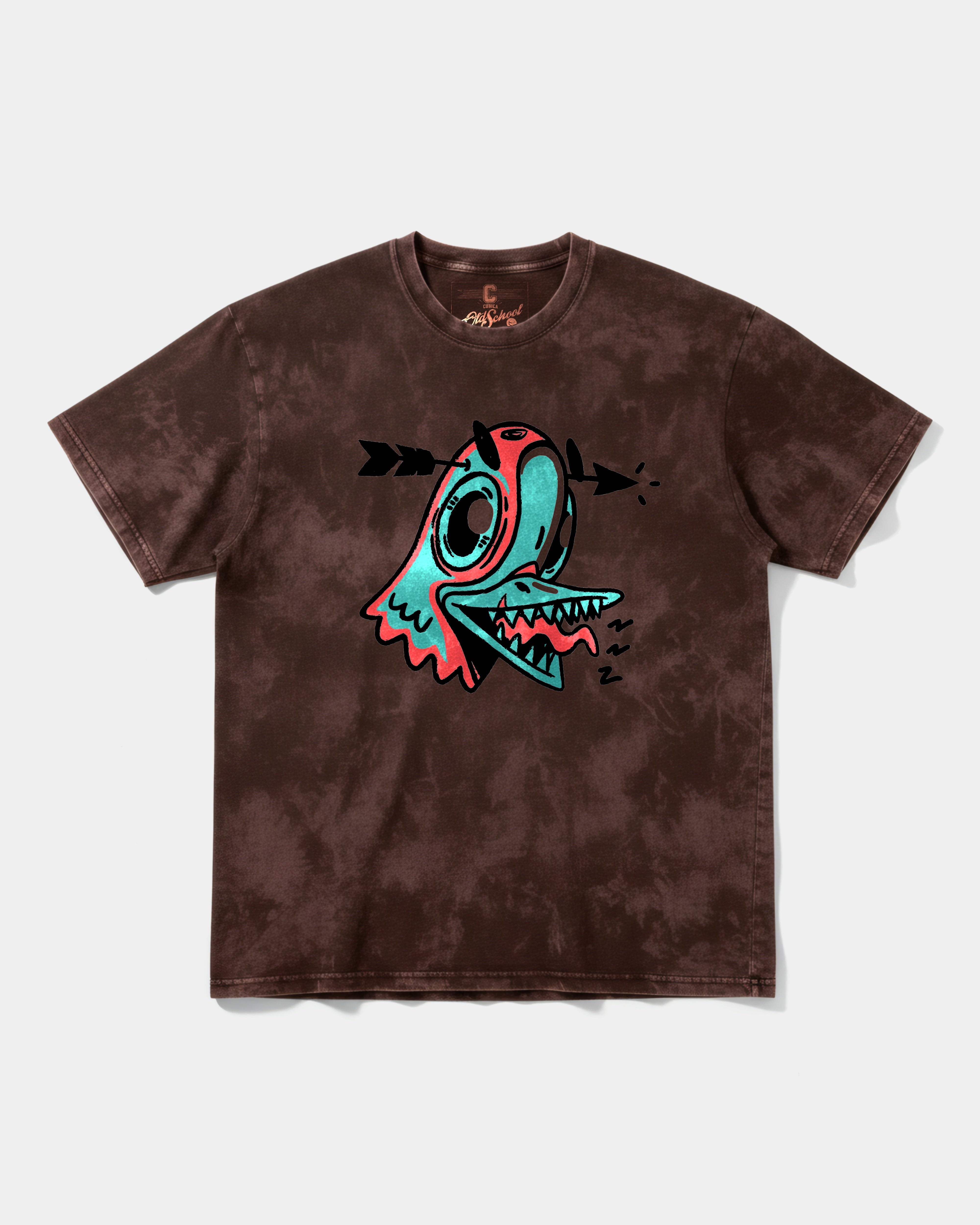 Camiseta Crazy Paloma Big Front Oversize Acid
