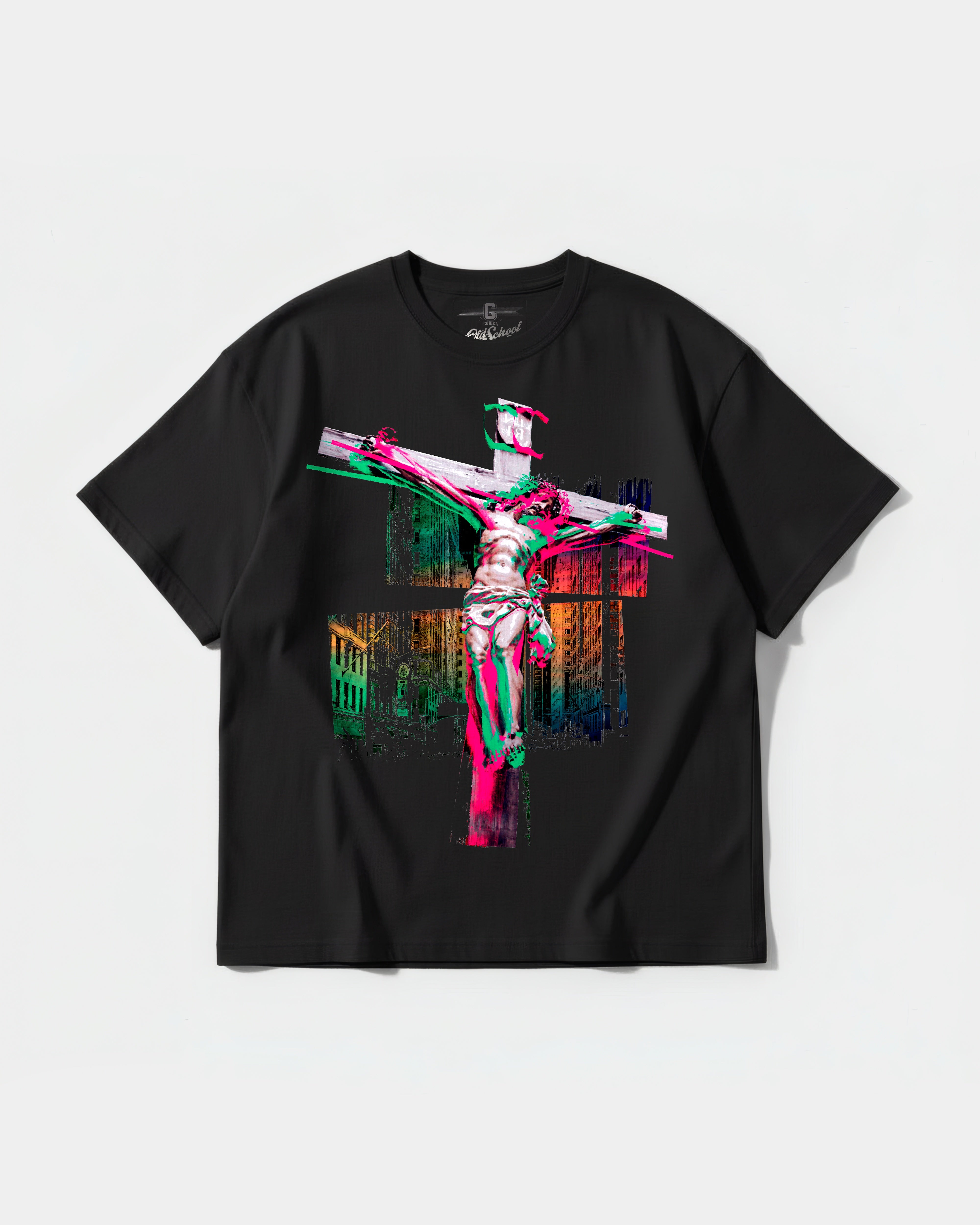 Cristo Big Front Oversize Basic T-shirt