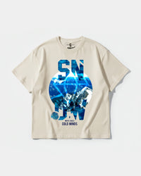 Camiseta Cold Mind Big Front Oversize Basic Beige