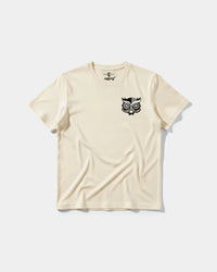 Camiseta Buho Pocket Front Regular Basic Beige