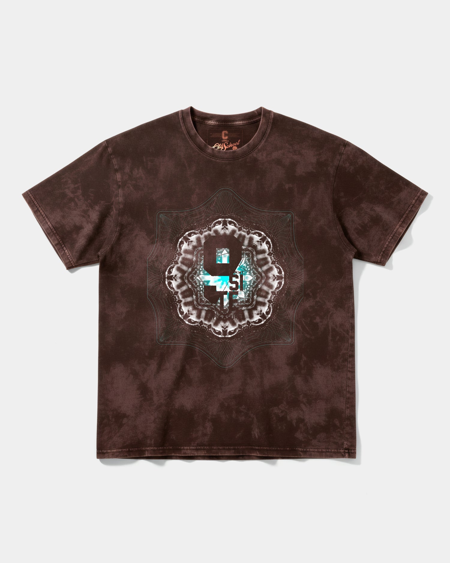 Camiseta Pleasures Big Front Oversize Acid Marron