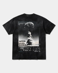 Camiseta Interdimensional Big Back Oversize Acid Negro