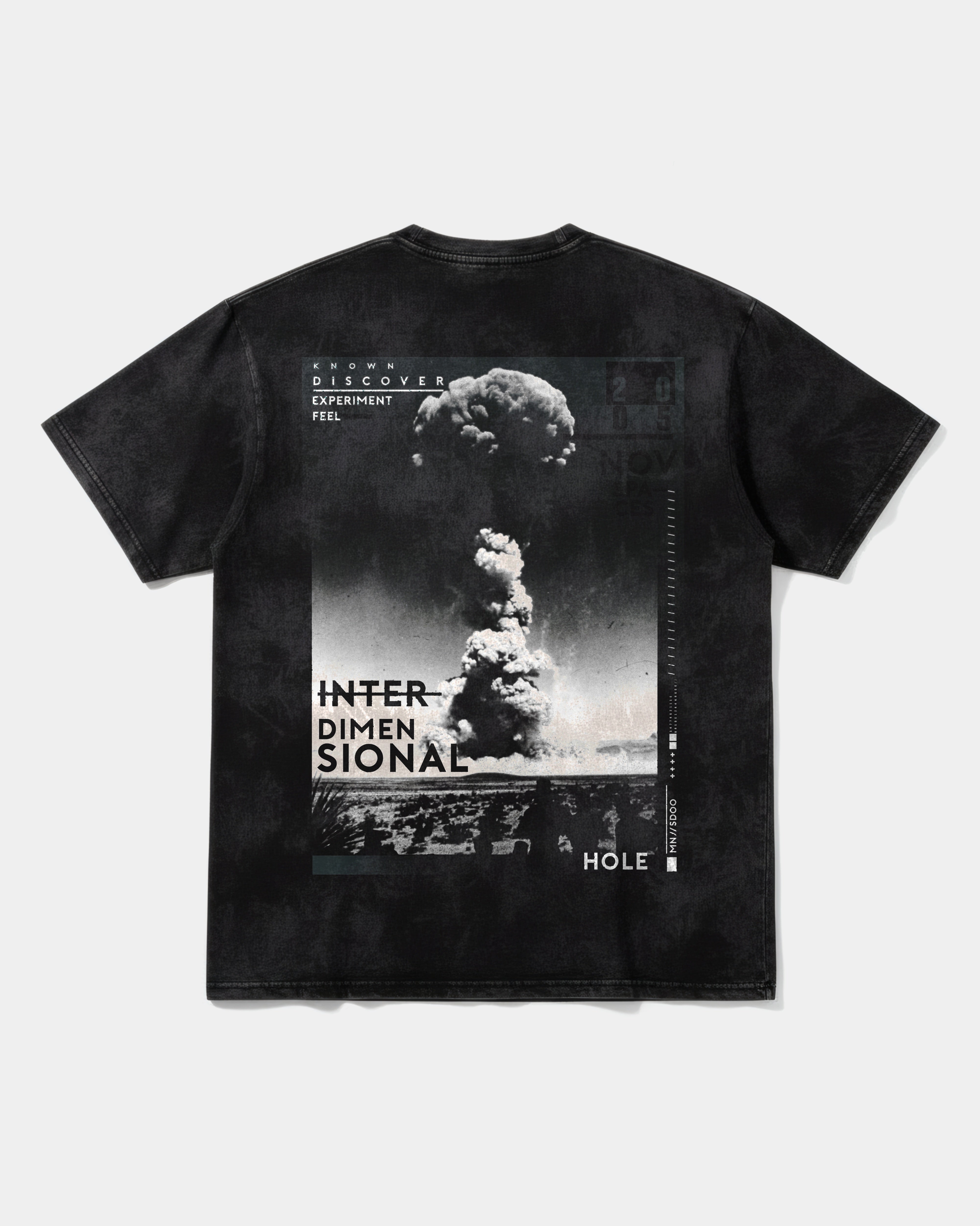 Interdimensional Big Back Oversize Acid T-Shirt