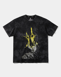 Camiseta Gun Pool Big Oversize Front Acid Negro