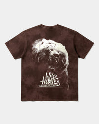 Camiseta Wild Hunter Pocket Front Oversize Acid Marron