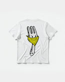 Camiseta Angry Fork Big Back Regular Basic Blanco