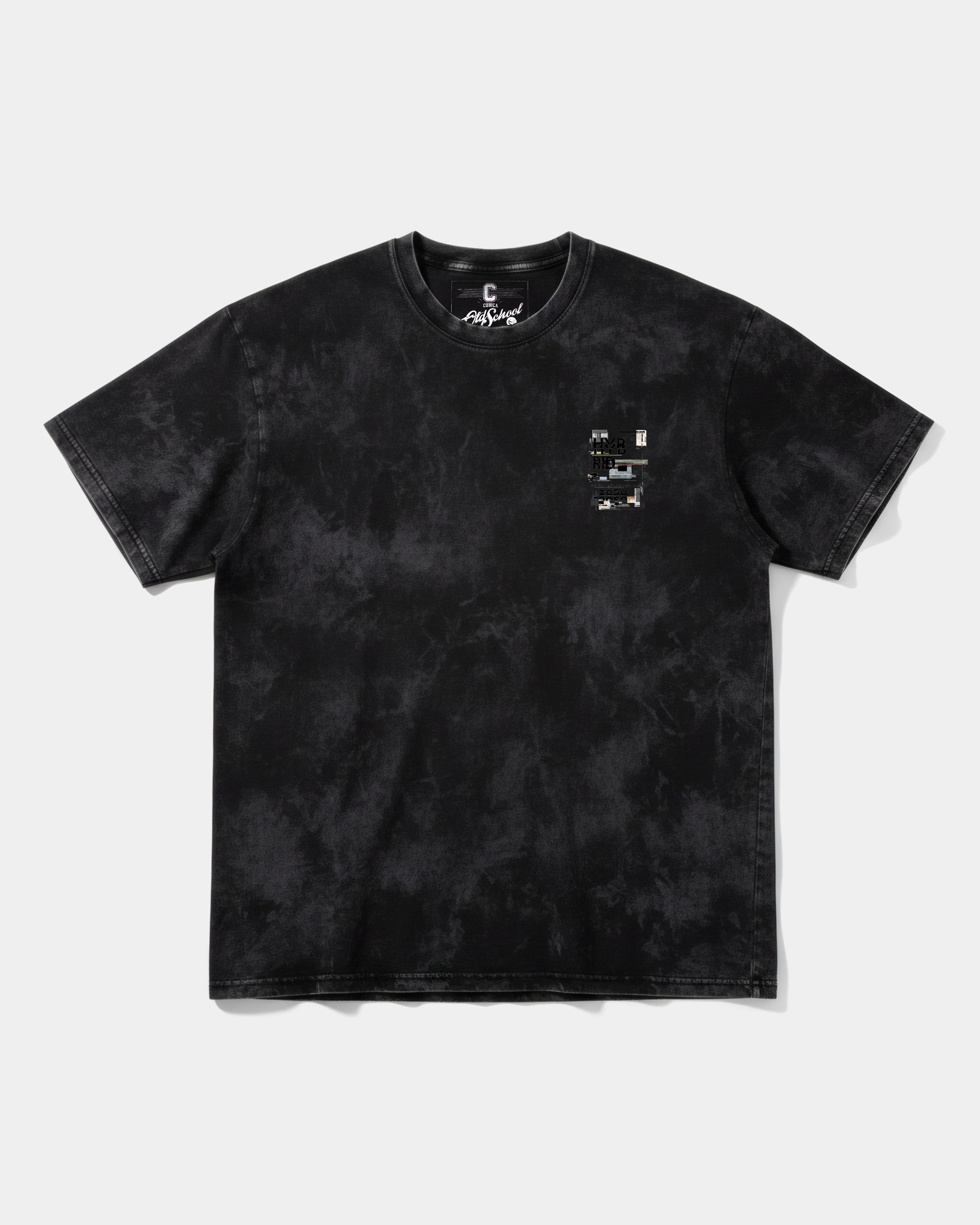 Camiseta Astral Pocket Front Oversize Acid Negro