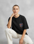 Modelo mide 1,74m y usa talla M