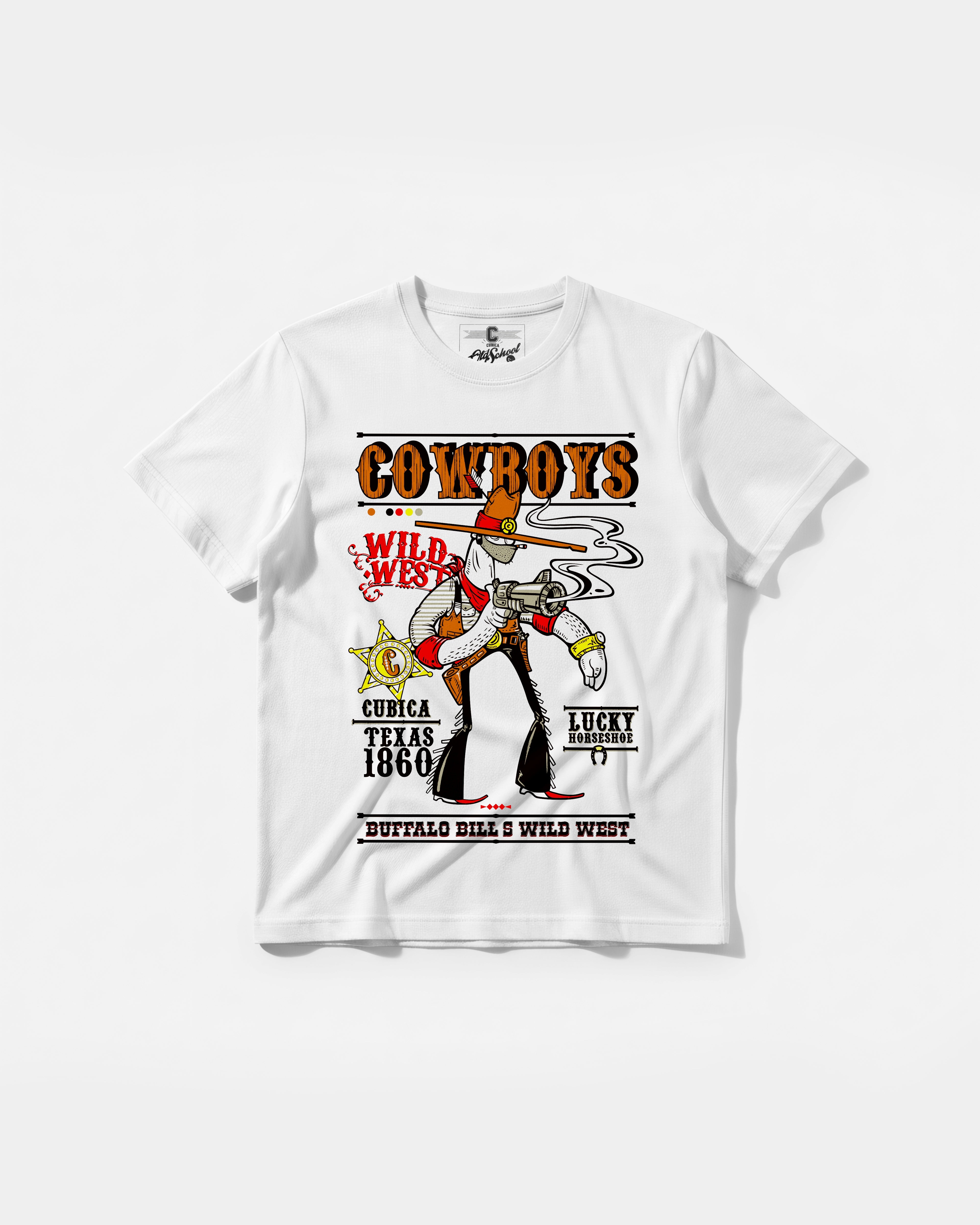Cowboys Big Front Regular Basic T-shirt