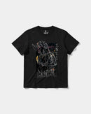 Camiseta Cubica Grateful Big Front Regular Basic Negro