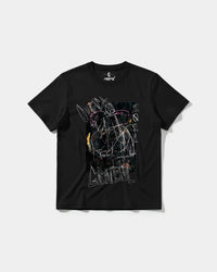 Camiseta Cubica Grateful Big Front Regular Basic Negro