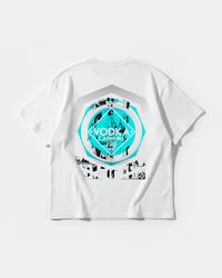 Camiseta Vodka Big Back Oversize Basic Blanco