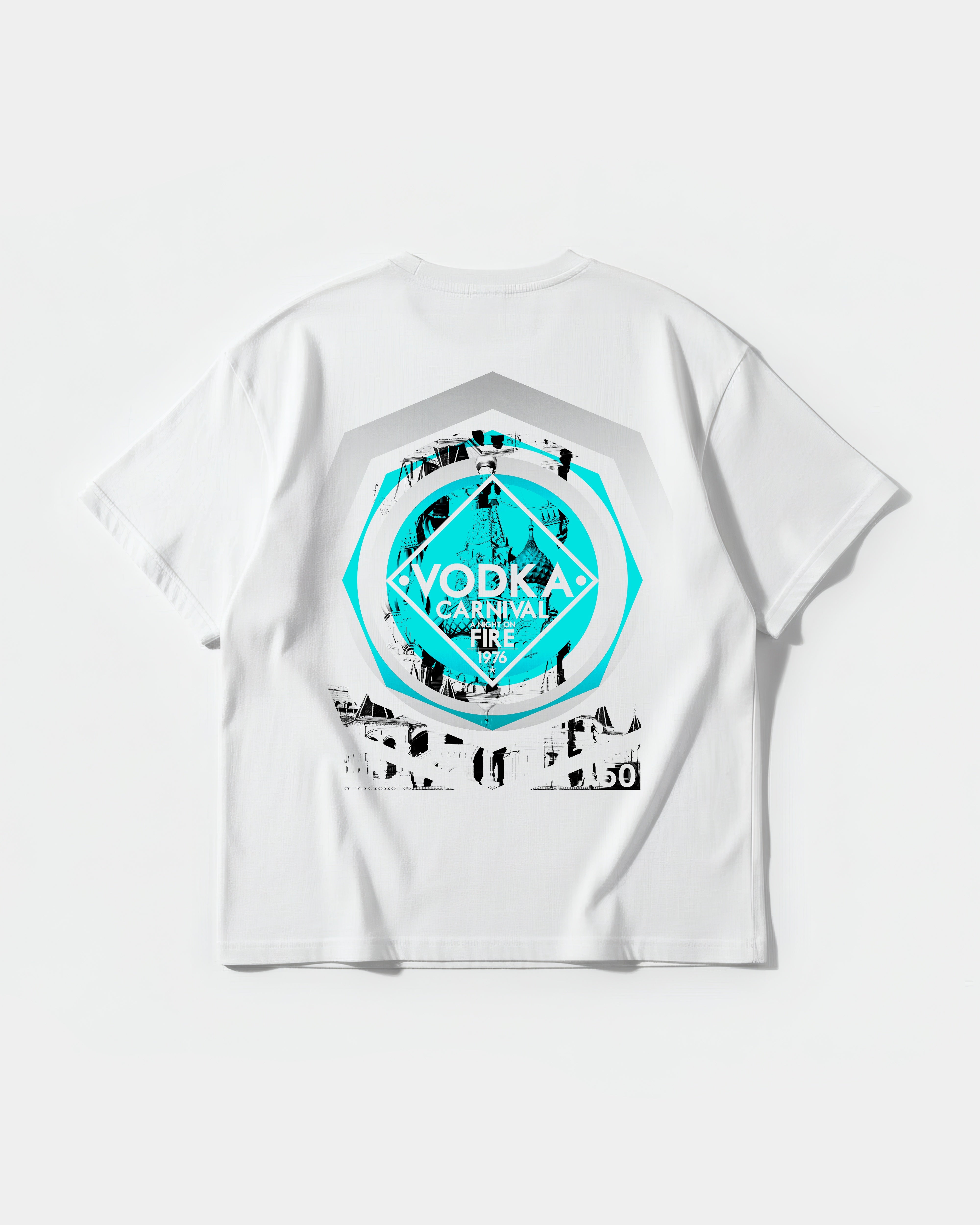 Vodka Big Back Oversize Basic T-shirt