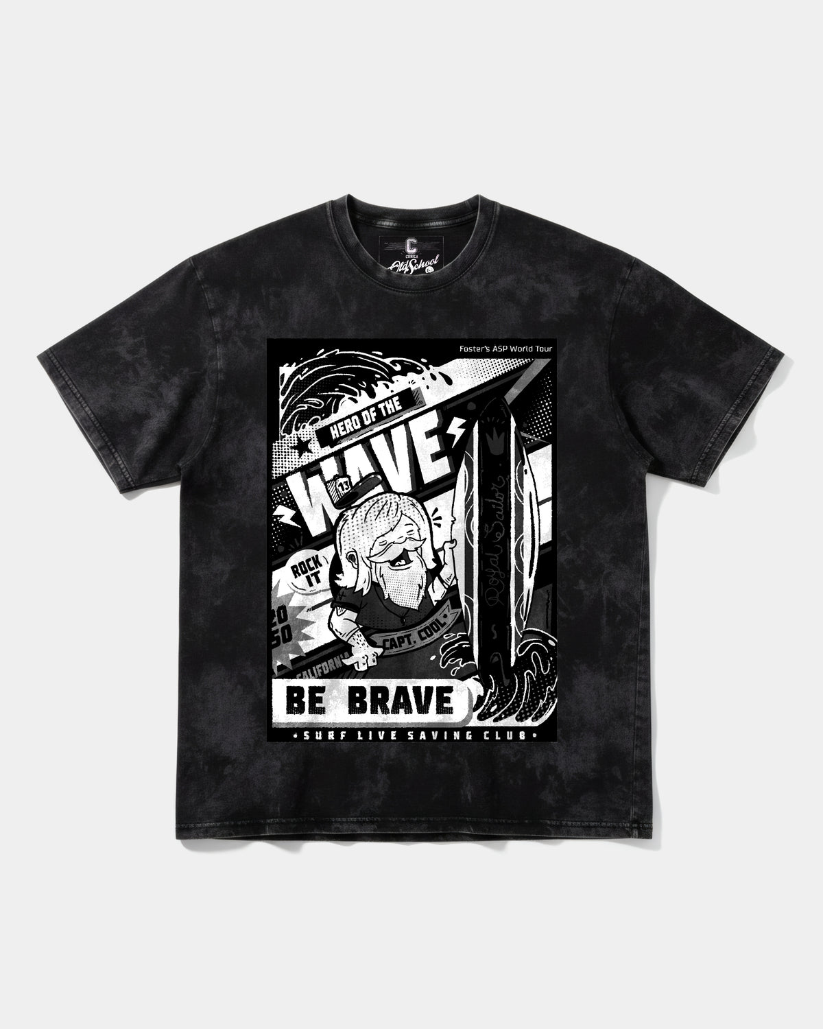 Camiseta Hero Of The Wave Big Front Oversize Acid