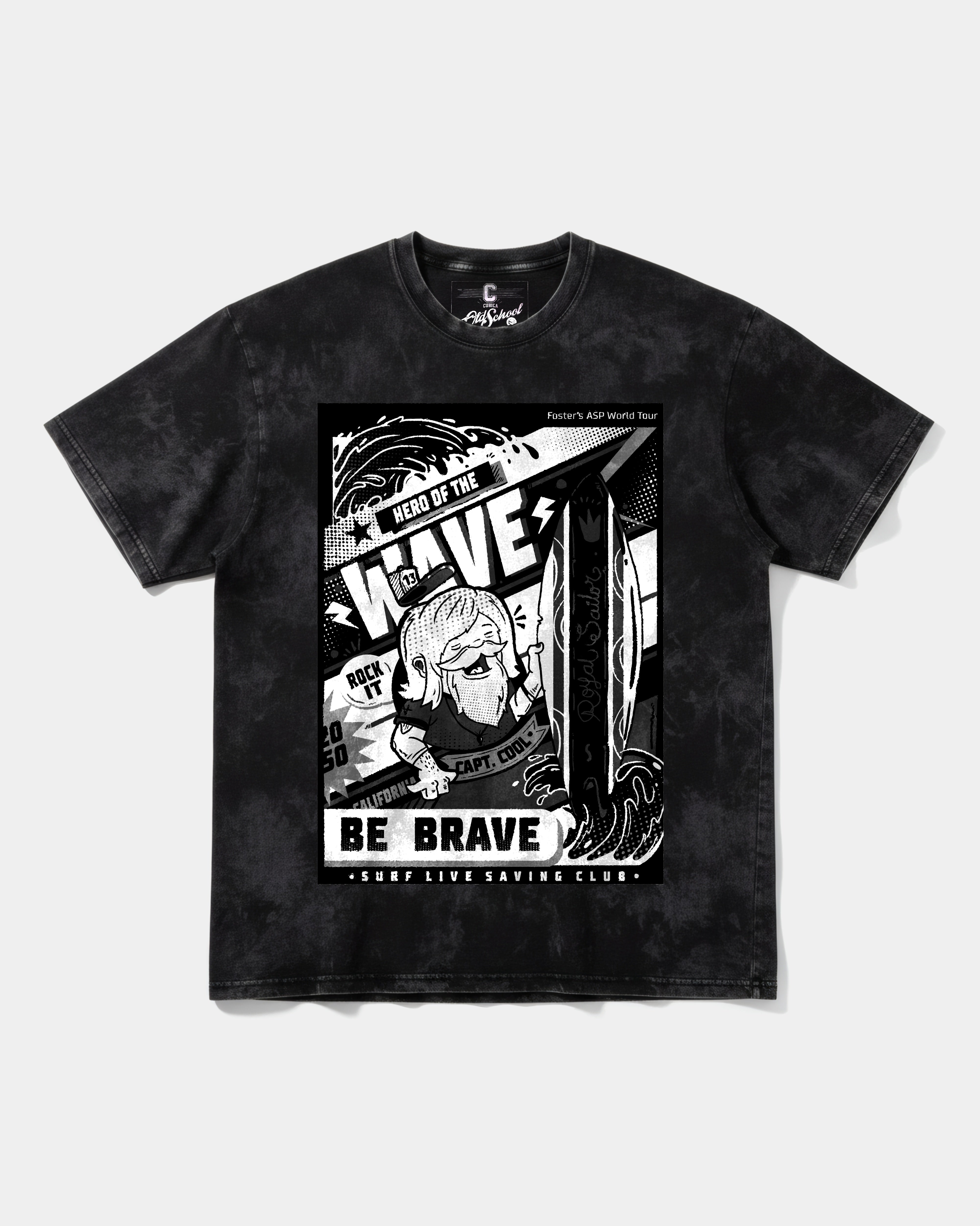Camiseta Hero Of The Wave Big Front Oversize Acid