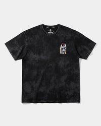 Camiseta Robot Girl Pocket Front Oversize Acid Negro