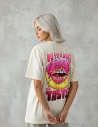 Modelo mide 1,64m y usa talla S