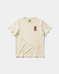 Camiseta China Hannya Pocket Front Regular Basic Beige