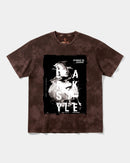 Camiseta Golden Night Big Front Oversize Acid Marron