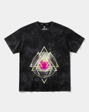 Camiseta Galatic Skull Big Front Oversize Acid Negro