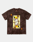 Camiseta King S Cocktail Big Front Oversize Acid Marron