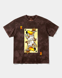 Camiseta King S Cocktail Big Front Oversize Acid Marron