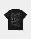 Camiseta Bad Girls Big Back Regular Basic Negro