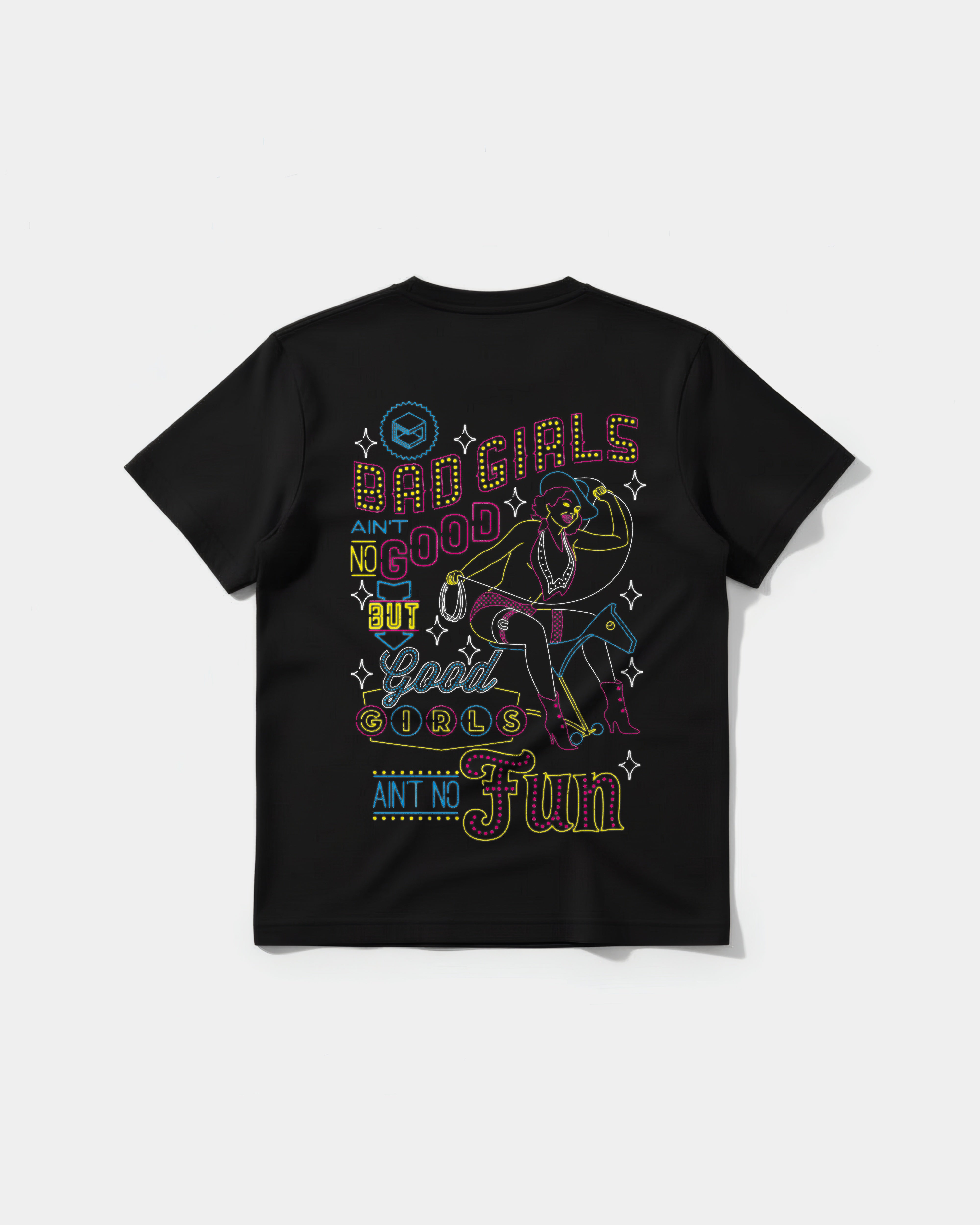 Bad Girls Big Back Regular Basic T-shirt