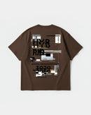 Camiseta Astral Big Back Oversize Basic Marron