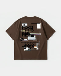 Camiseta Astral Big Back Oversize Basic Marron
