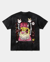 Camiseta The Surfer Beat Big Back Oversize Acid Negro
