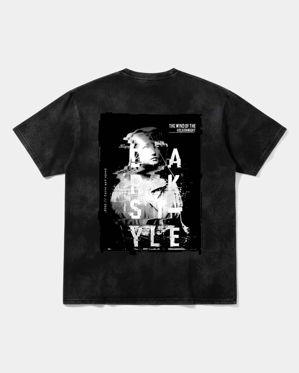 Camiseta Golden Night Big Back Oversize Acid