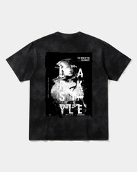 Camiseta Golden Night Big Back Oversize Acid Negro