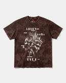 Camiseta Lucky Big Front Oversize Acid Marron