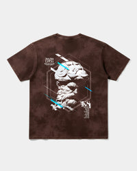 Camiseta Miguel Angel Big Back Oversize Acid Marron