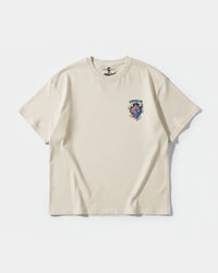 Camiseta China Hannya Big Front Oversize Basic Beige