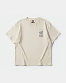 Camiseta Fierce Crew Pocket Front Oversize Basic Beige