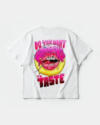 Camiseta Do You Want Pocket Oversize Front Basic Blanco