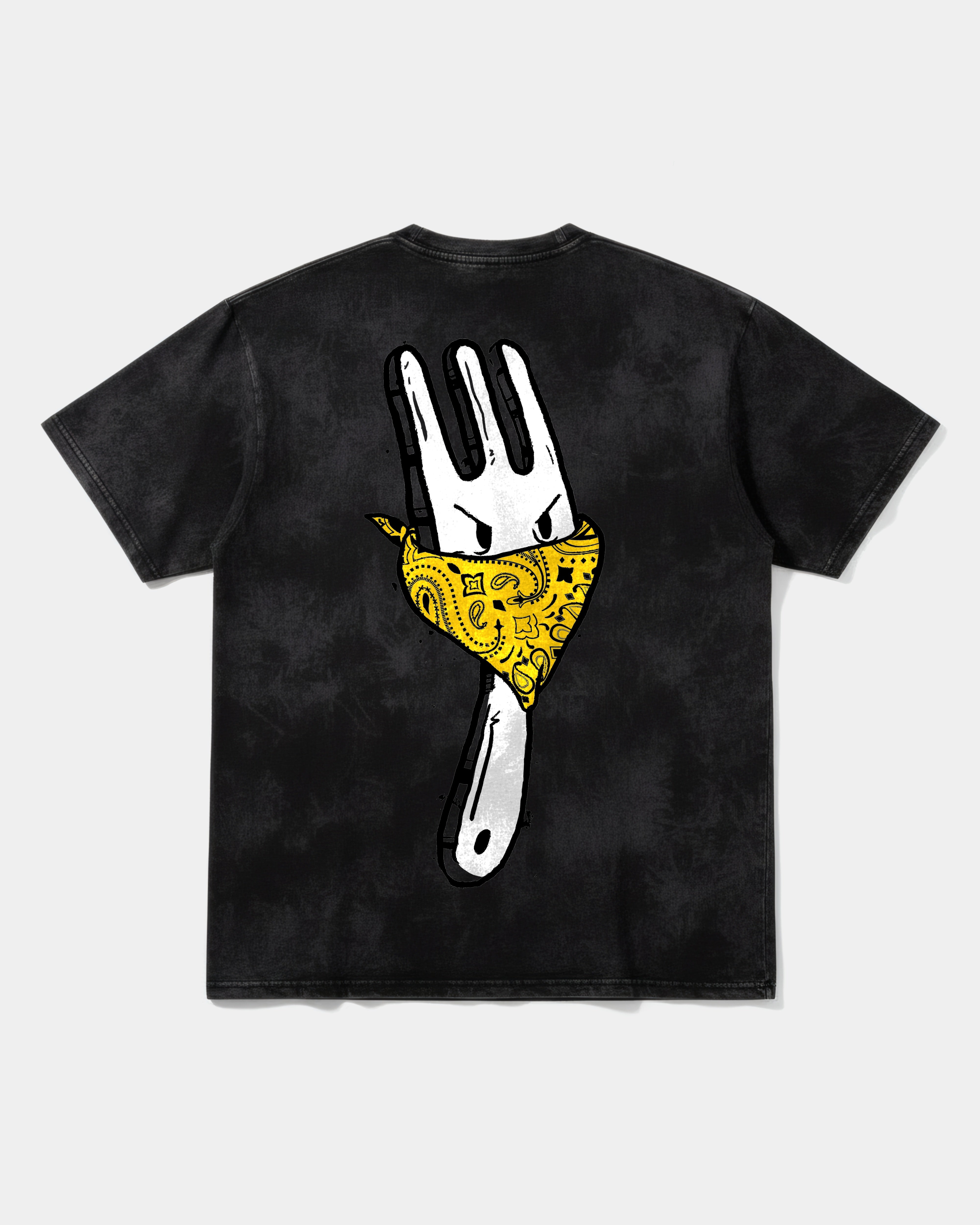 Angry Fork Big Back Oversize Acid T-Shirt