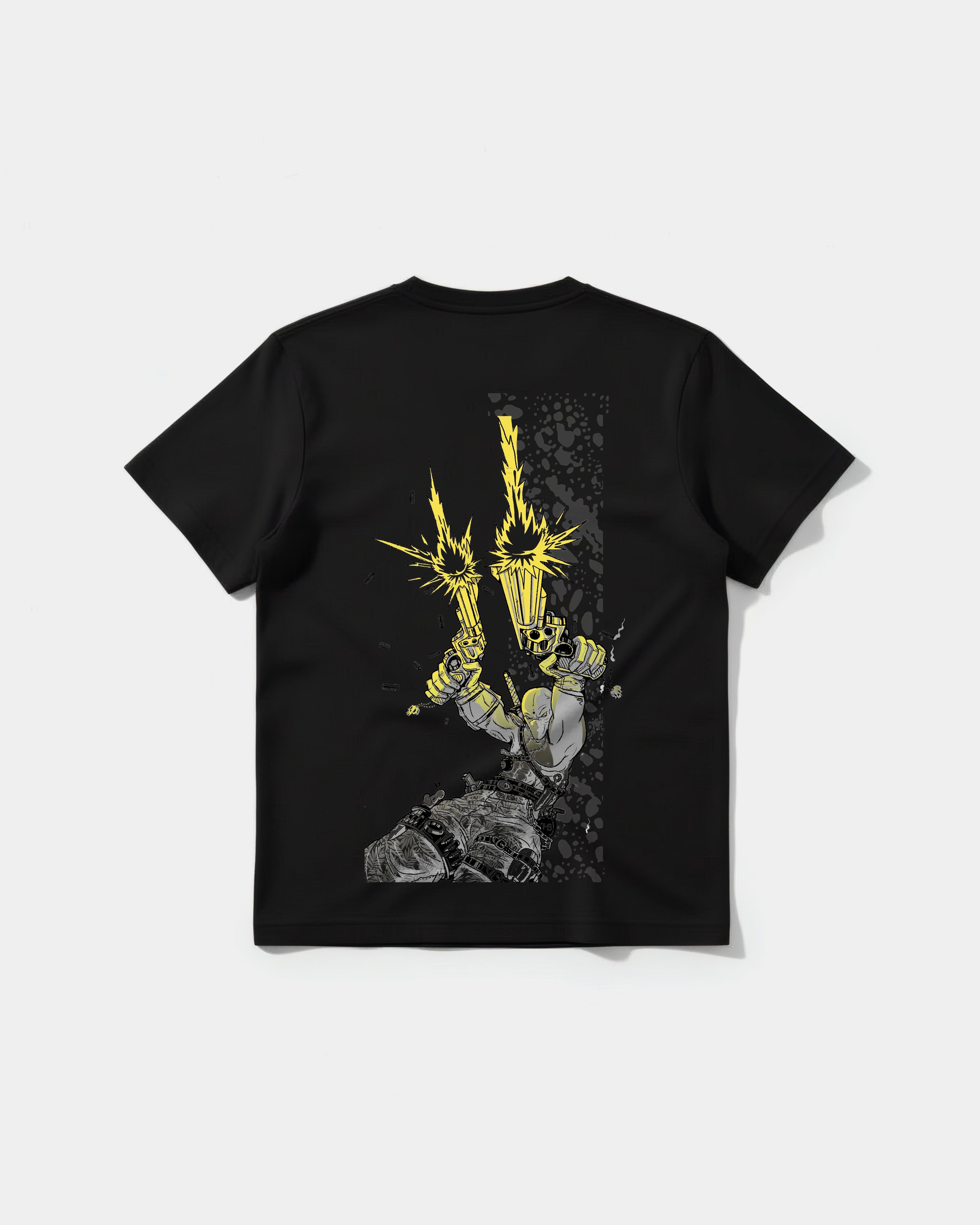 Gun Pool Big Back Regular Basic T-shirt