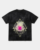 Camiseta Galatic Skull Big Back Oversize Acid Negro