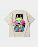 Camiseta Alien In Miami Big Back Oversize Basic Beige
