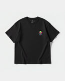 Camiseta Alien In Miami Pocket Front Oversize Basic Negro