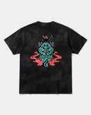 Camiseta Oso Con Gorro Big Back Oversize Acid Negro