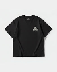 Camiseta Wild Hunter Pocket Front Oversize Basic Negro